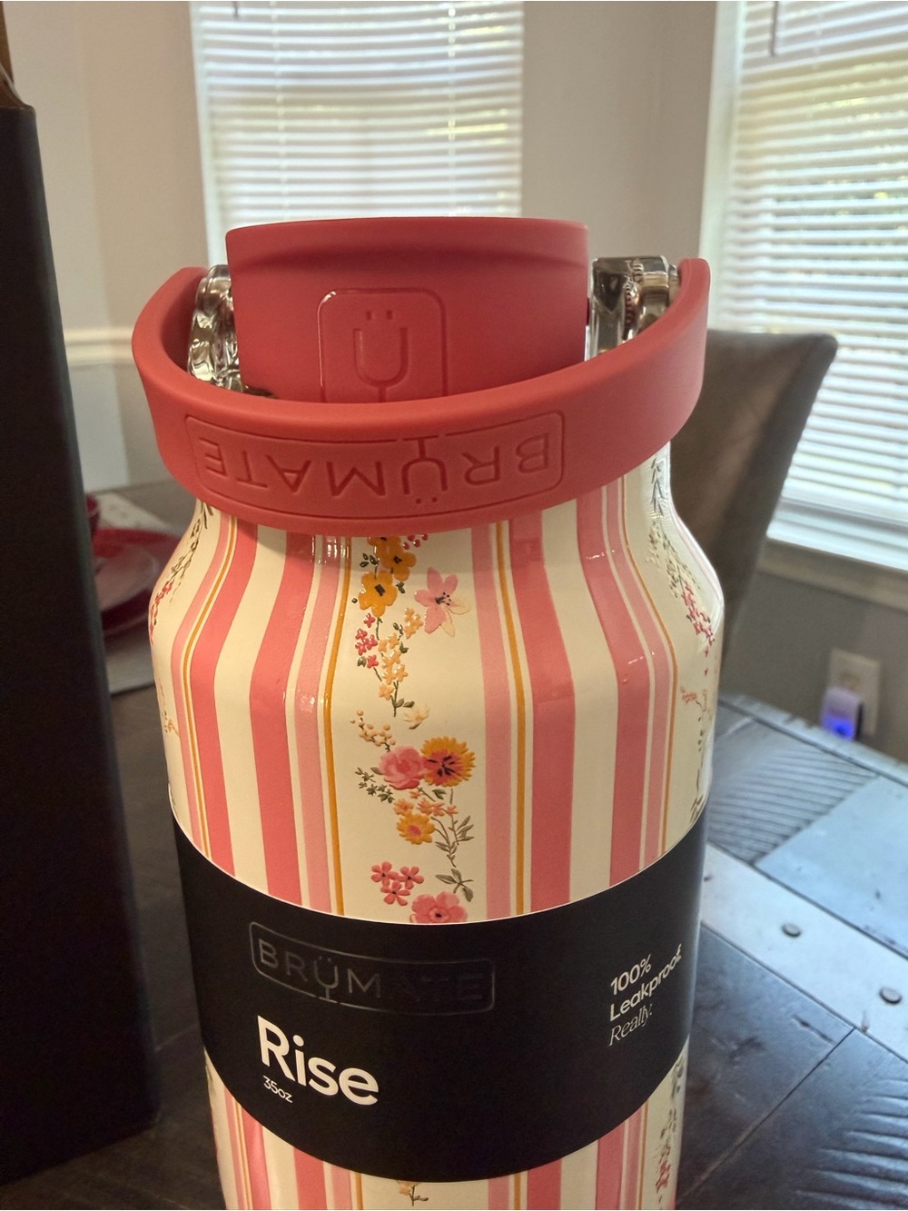 BruMate Rise 35 oz Water Bottle in Cascading Florals - Pink - Picture 2 of 6